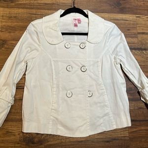Dolled Up By Fang Button Up Jacket Size Medium